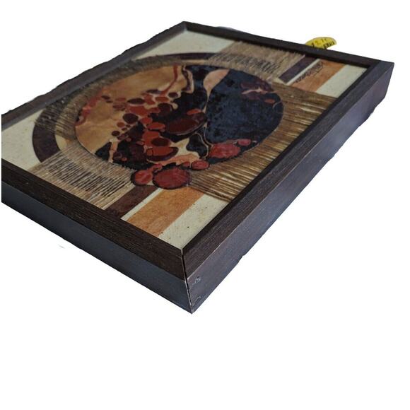 Harriet Hanson Mixed Media Artist 1970's 15" X 12" Chicago Artist See Photos - Picture 3 of 12